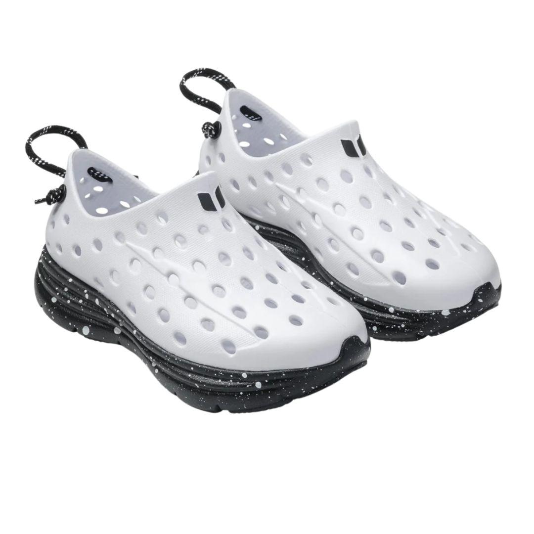 Kane Revive Kids Active Recovery Shoes - White/Black Speckle